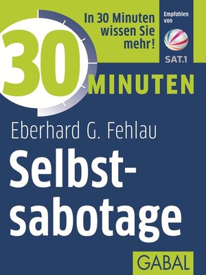 cover image of 30 Minuten Selbstsabotage